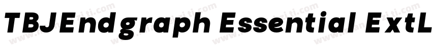 TBJEndgraph Essential ExtLt字体转换